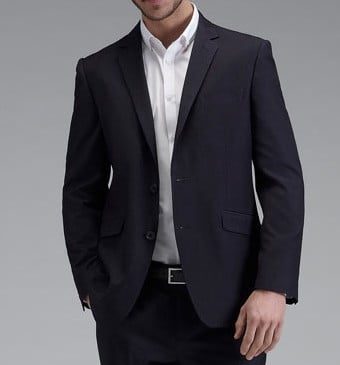 Gambar jas pria model terbaru, tampil kasual di acara informal dengan men fashion suits, sebagai referensi bagi para pelanggan.